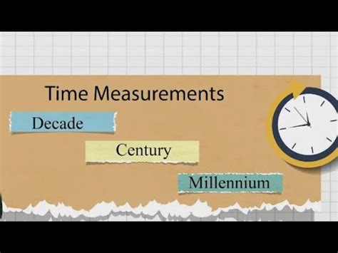 Time measurement relations.... [Year .decade.century and millennium]-Miss H.Z - YouTube