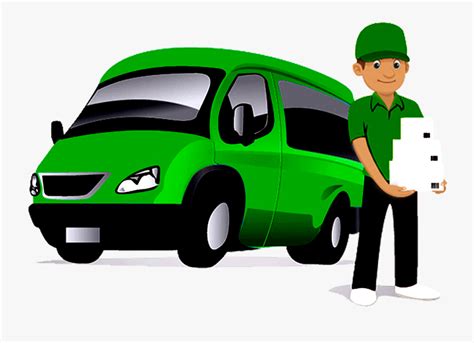 Man And A Van In Hampshire - Delivery Man Car Png , Free Transparent Clipart - ClipartKey