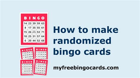 Myfreebingocards Bingo Card Generator