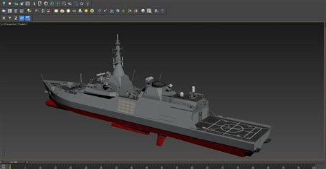 Frigate 3D Model - TurboSquid 2064795