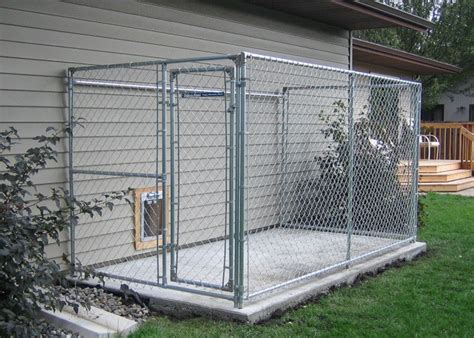 Heavy Duty Chain Link Fence Dog Run 10'L*5'W*6'H Galvanized Haisen