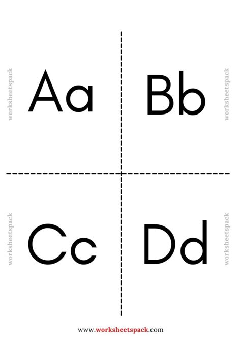 Abc Flash Cards Printable Pdf Free - Infoupdate.org