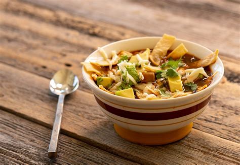 Sopa de Tortilla - Tortilla Soup - Texas Recipe Workbook