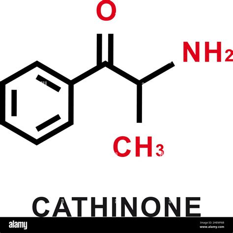 Cathinone chemical formula. Cathinone chemical molecular structure ...