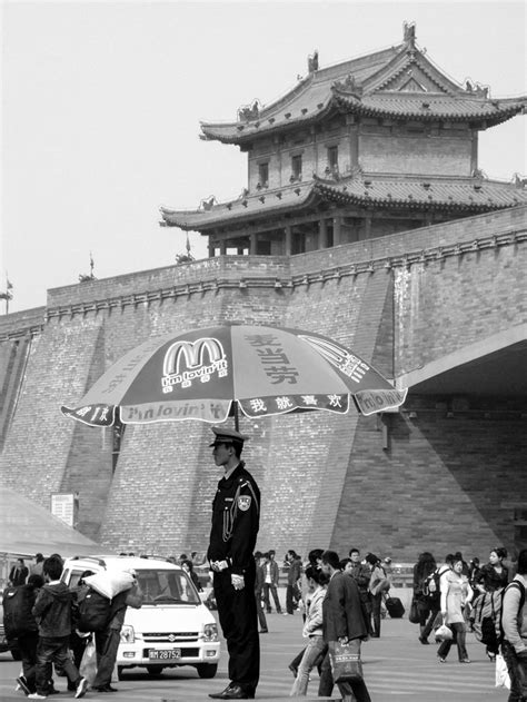 Chinese Traffic Police sponsored by McDonalds photograph