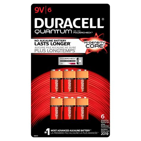 Duracell Quantum 9V Alkaline Batteries 6ct. Pk - Walmart.com