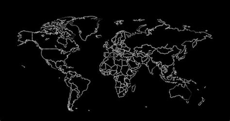 Premium Vector | A map of the world with the word " world " on it