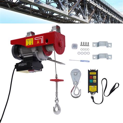 Miumaeov Electric Hoist With Wireless Remote Control & Single/Double ...