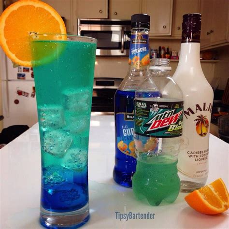 Baha blast ! | Liquor drinks, Alcoholic drinks, Mixed drinks alcohol