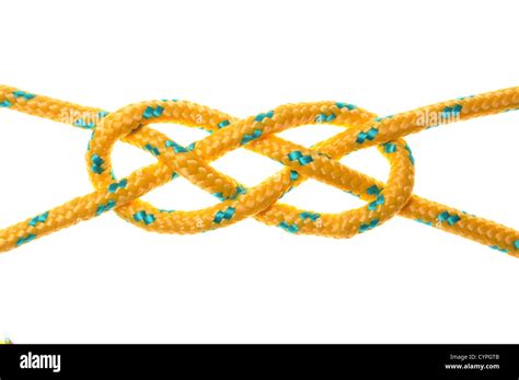 Rope and knots sheet bend Stock Photo - Alamy