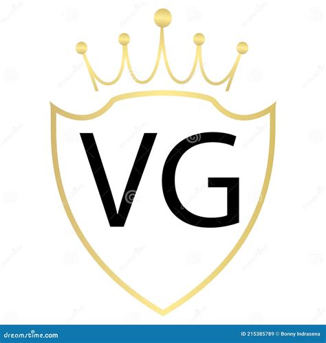 VG Letter Logo Design with Simple Style Stock Vector - Illustration of font, elegant: 215385789