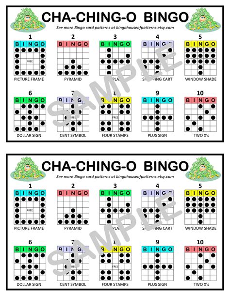 Collection holiday BINGO Card Patterns for Really Fun BINGO Games Bingo ...