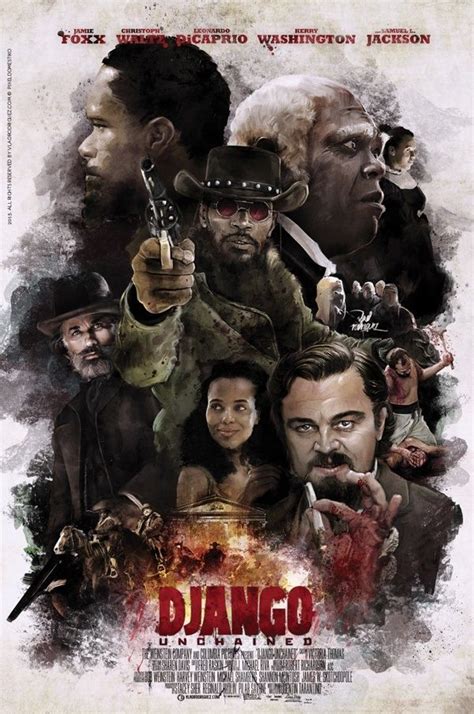 Quentin Tarantino - Movie Poster - Django Unchained | Pôsteres de filmes, Capas de filmes ...