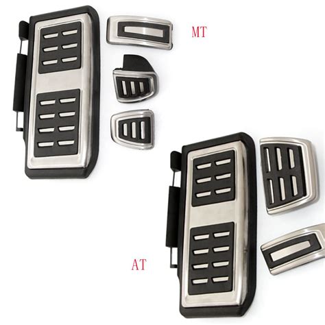 Car Accessories Stainless Steel Pedal Cover For VW GOLF 7 GTi MK7 ...