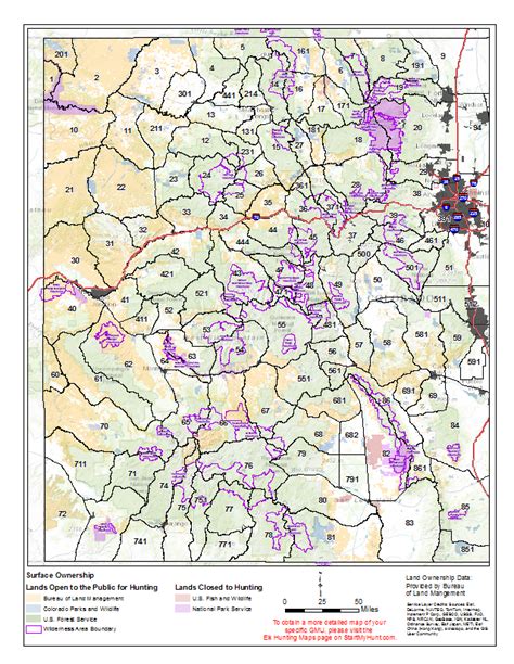 Colorado Elk Migration Map