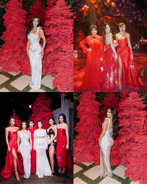 Check Out the Gorgeous Outfits at the Kardashian-Jenner Christmas Eve ...