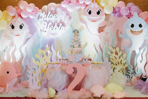 Yebin’s Pastel Baby Shark Themed Party – 2nd Birthday | Party Doll Manila