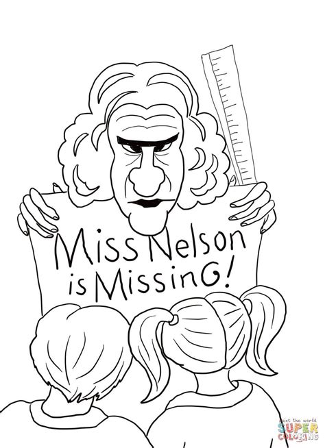 Miss Nelson is Missing | Super Coloring Mental Maths Worksheets, Map Worksheets, Fractions ...