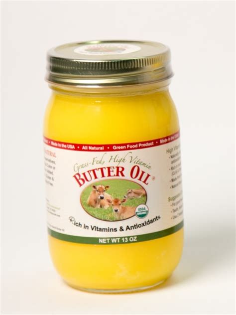 High Vitamin Butter Oil (Grass-Fed & Organic)