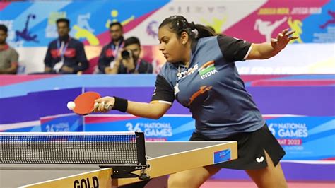 National Games 2022, table tennis: Harmeet Desai, Sutirtha Mukherjee become singles champions
