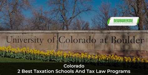 2 Best Taxation Schools And Tax Law Programs In Colorado - News Week Me