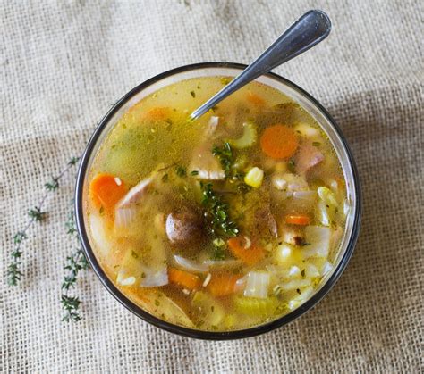 Leftover Hambone and White Bean Soup - Partial Ingredients