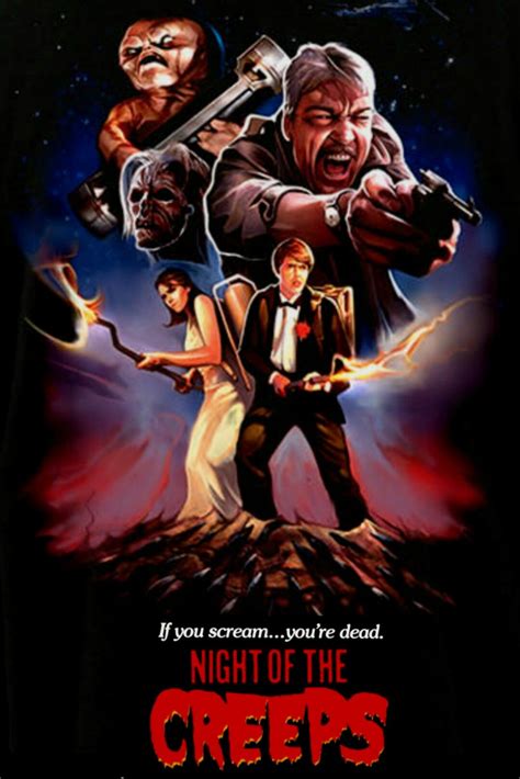 Night Of The Creeps Horror Movie Poster | Movie artwork, Horror movies ...