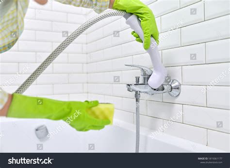 Steam Cleaning Bathroom Cleanliness Hygiene House Stock Photo ...