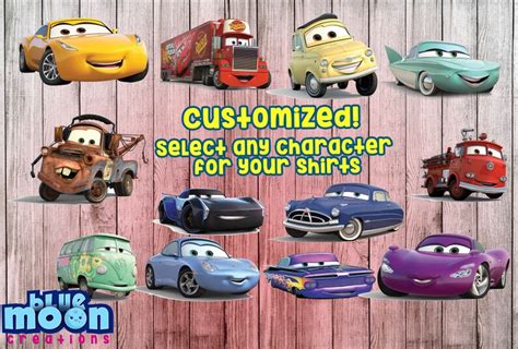 Disney Cars Birthday Shirt Cars Birthday Tshirt Cars Theme - Etsy