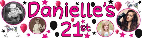 21st Birthday Party Banner 12 21st Birthday Party Banners | Personalised Party Banners [] - €12. ...