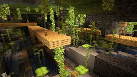 Minecraft devs reveal lush caves biome and enhanced shader support