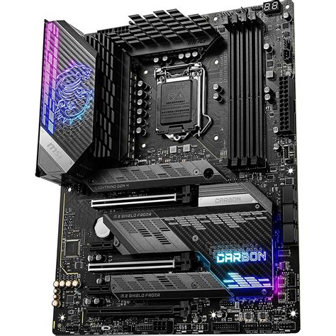 MSI Intel Z590 Carbon Pro Wi-Fi Intel Socket 1200 ATX Motherboard ...