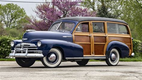 1948 Chevrolet Fleetmaster Woody Wagon presented as Lot W172.1 at Indianapolis, IN | Woody wagon ...