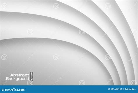 Light Gray Light Color Wavy Background. Business Card Modern Pattern. Paper Grey Curve Shadow ...