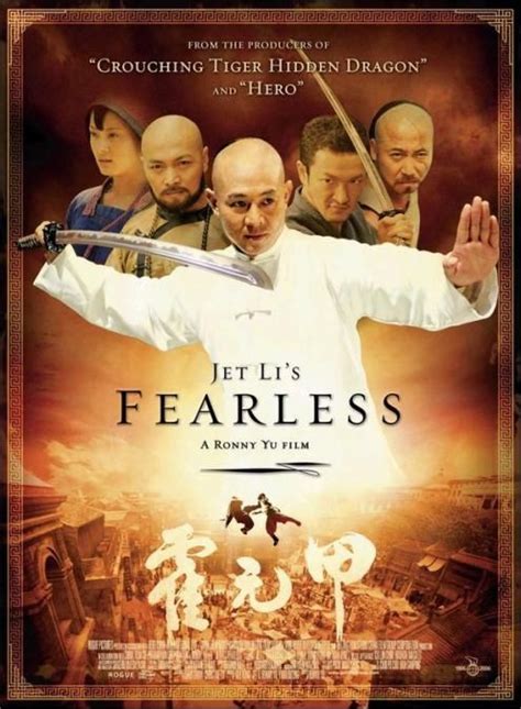 Jet Li's Fearless - Huo Yuan Jia | Fearless movie, Jet li, Warrior movie