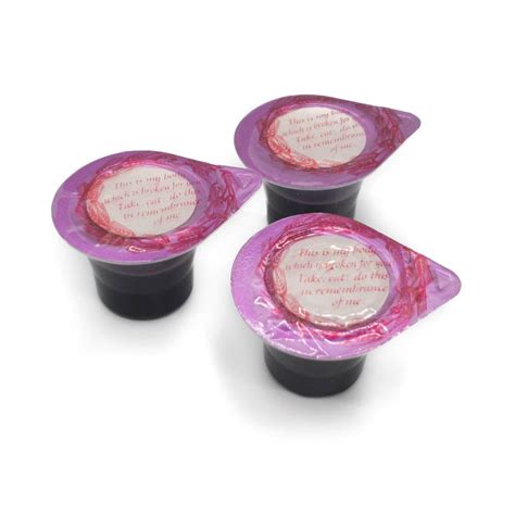 Celebration Cups - Individual Prefilled Communion Wafer and Juice Sets