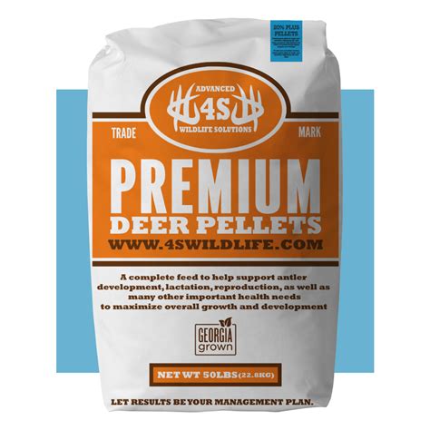 20% Premium Deer Pellets (PLUS) – 4S Advanced Wildlife Solutions