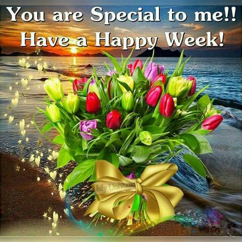 You Are Special To Me!! Have A Happy Week! | Happy week, You are special, Good morning happy monday