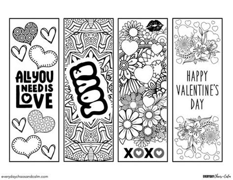 16 Free Printable Valentine Bookmarks For Kids!