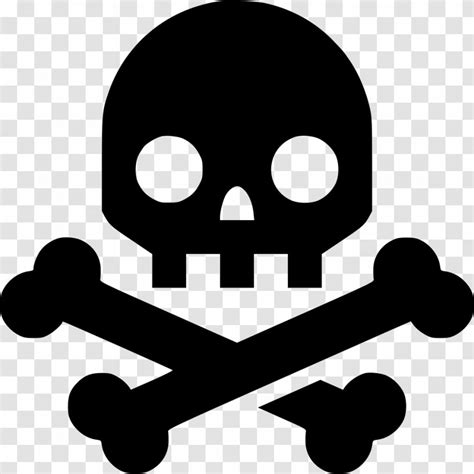 Death Skull And Crossbones - Symbol - Dead Vector Transparent PNG