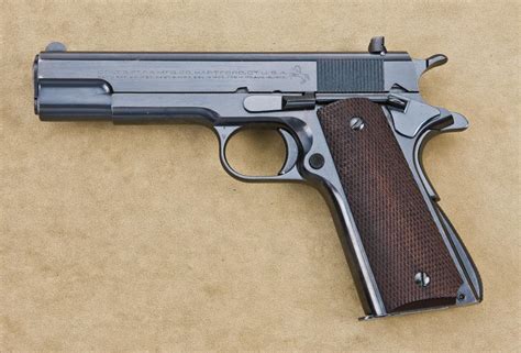 Early two-digit Colt prewar .22 caliber Ace semi-automatic pistol, blue ...