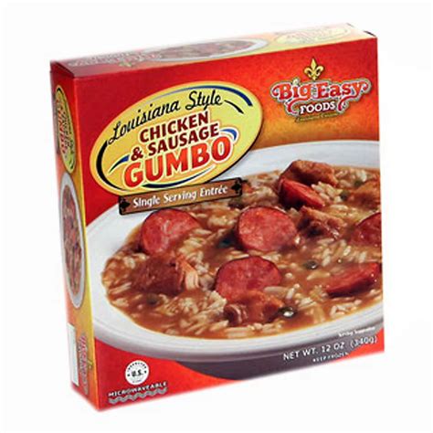 Big Easy Foods Louisiana Style Chicken and Sausage Gumbo - Shop Meals ...