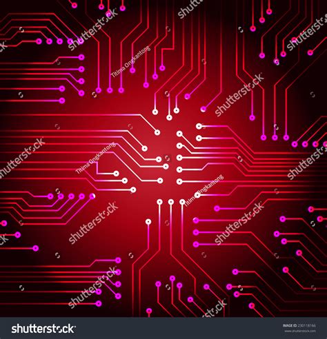 Circuit Board Vector Background Stock Vector (Royalty Free) 230118166 | Shutterstock