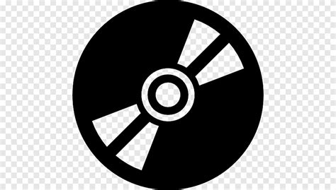 Compact disc Computer Icons, cd, logo, monochrome png | PNGEgg