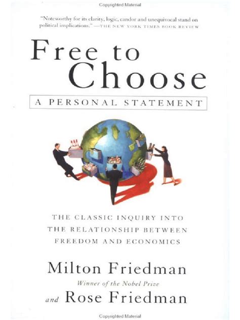 Milton Friedman - Free To Choose PDF | PDF | Milton Friedman