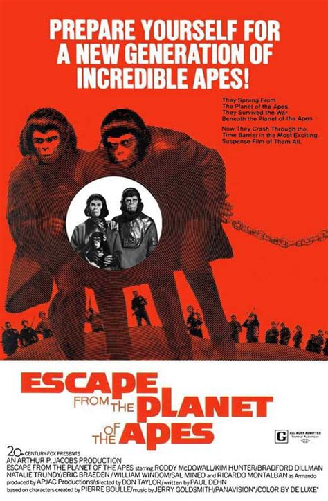 Escape From The Planet of The Apes - movie POSTER (Style C) (11" x 17 ...