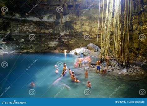 Cenote Cave In Mexico Royalty Free Stock Photography - Image: 239907