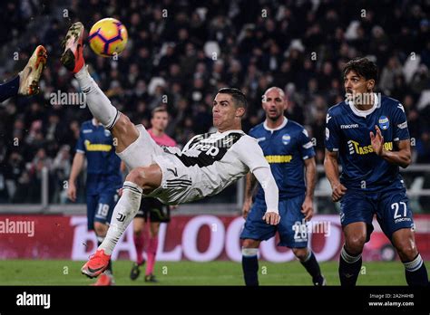 Cristiano Ronaldo Playing for Juventus Soccer Team in Italy Stock Photo - Alamy