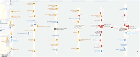 Food - Restaurant - Atlanta airport | ATL map | Hartsfield-Jackson