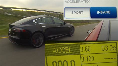 Tesla Model S P85D Insane vs Sport Mode 0-60 MPH Testing | DragTimes ...